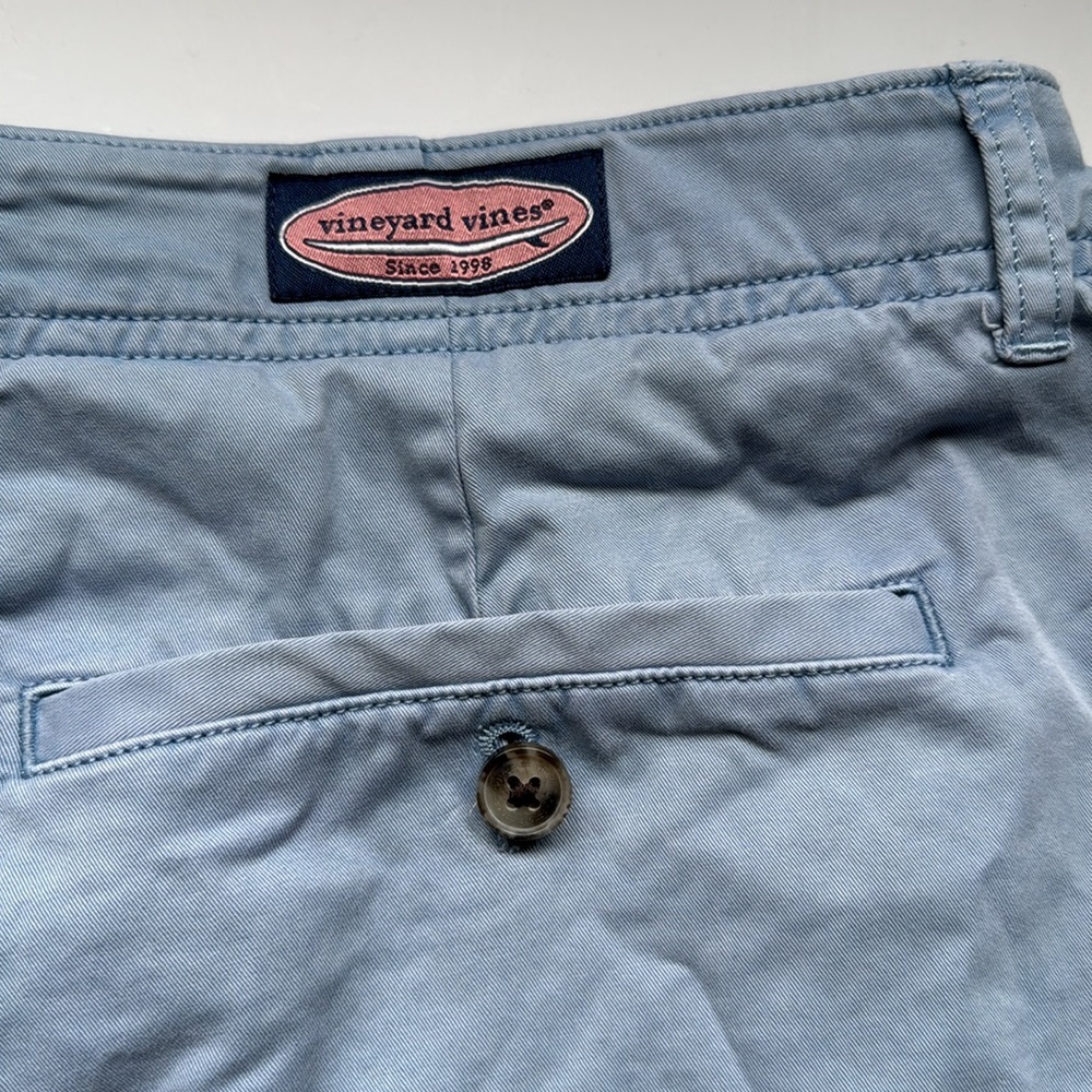 Vineyard Vines Blue Flat Front Shorts